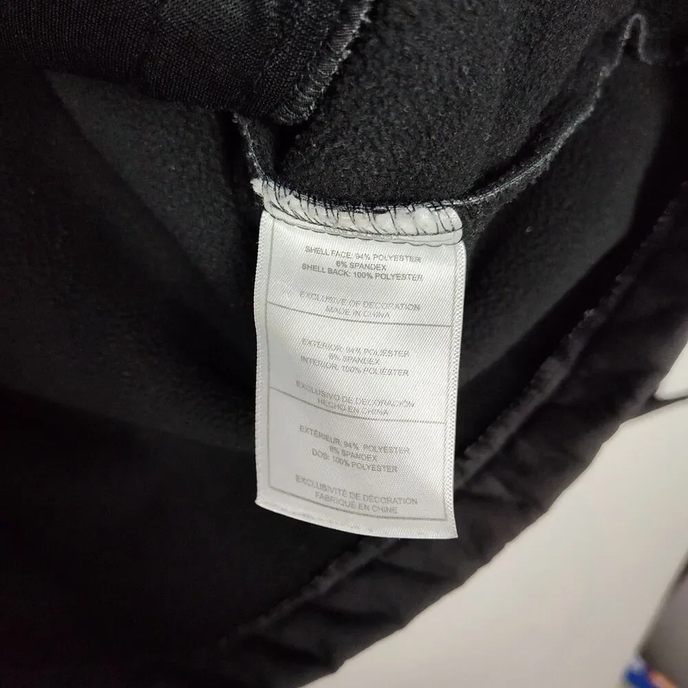 Reebock Full-Zip Jacket Boys Size 14/16 Black Camo Pattern Zipped‎ Pockets